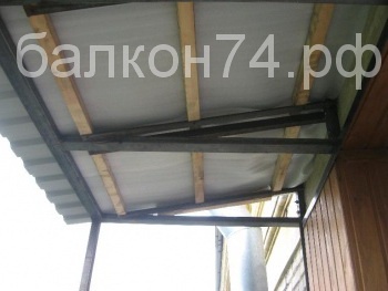 крыша на балконе