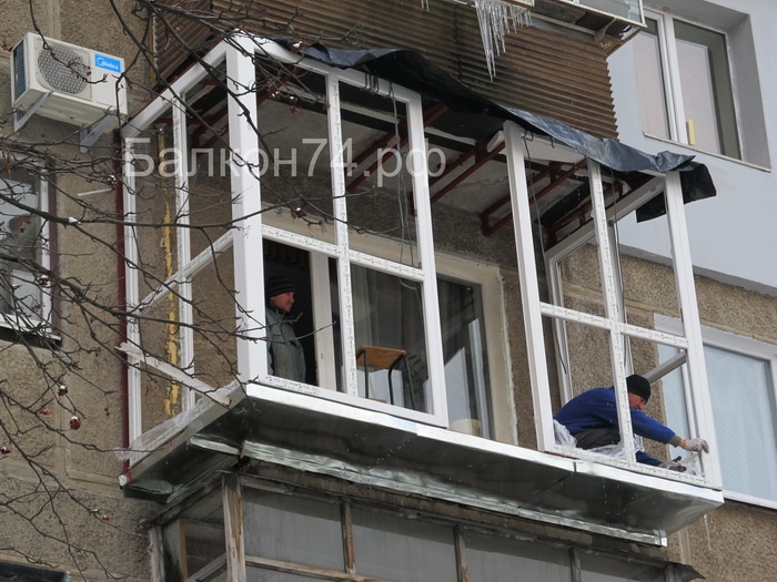 Установка Французского остекления балкона Установка Французского остекления балкона